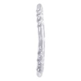 Basix 16 Inch Clear Double Ended Dildo