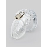 DOMINIX Deluxe Rigid Plastic Chastity Device 2.5 Inch  - Clear