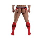 Mister B URBAN Football Socks with Pocket Red 42-46