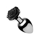 Black Rose Anal Plug - Small