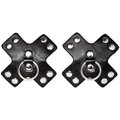 Siren Tethered PVC O-Ring Cross Nipple Pasties