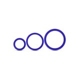 Performance - VS4 Pure Premium Silicone Cock Ring Set - Blue