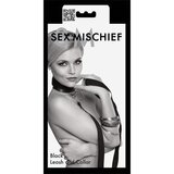 Sex and Mischief Leash & Restraint Collar - Black