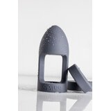 Balldo Set Steel Grey: Premium Silicone Ball Sex Set with Adjustable Rings