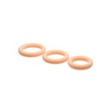 Jock Discrete Silicone Cock Ring Set - Vanilla