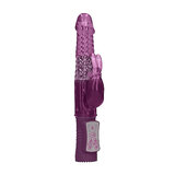 Rotating Beaded Rabbit Vibrator - Purple