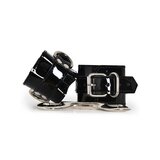 Patent Fur Lined Wrist Cuffs