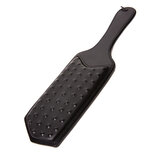 Black XL Leather Paddle with Studs