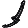 Curveball Black Double Ended Dildo - 9 Inch