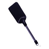 Leather Double Paddle with Metal Handle