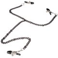 Obsidian Link Black Chain Nipple & Clit Clamps