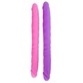 Lovers Bridge 12 Inch Silicone Double Dildo - PINK