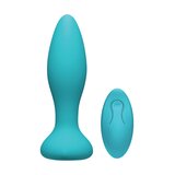A-Play - Vibe - Experienced - Rechargeable Silicone Anal Plug with Remote - Teal