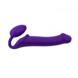 Semi-Realistic Bendable Strap-On Purple Large