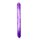 B Yours - 18" Double Dildo - Purple