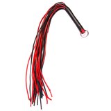 Red & Black Leather Hinder Flogger