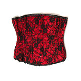 Floral Corset Red 24 Inch