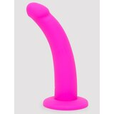 Lovehoney Curved Silicone Suction Cup Dildo 6 Inch - Pink