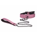 Bind & Blush Pink Satin Collar And Leash