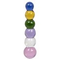Pleasure Jewels Beaded Glass Dildo - 6.8 Inch