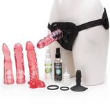 Doc Johnson Vac-U-Lock Crystal Jellies Dildo Set