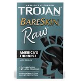 Trojan BareSkin Raw Condoms - 10 Pack