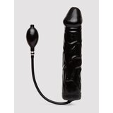 Inflatable Large Realistic Dildo 9 Inch - Black