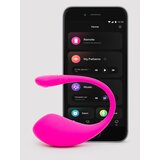 Lovense Lush 3 App Controlled Rechargeable Love Egg Vibrator - Pink