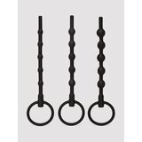 Beginners Silicone Urethral Sounding Beads Kit (3 Piece) - Black