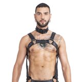 Chunky Bondage Harness Black - One Size