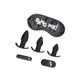 Backdoor Adventure Remote Control 3 Piece Butt Plug Vibe Kit