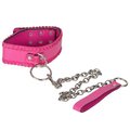 Sweet Treat Lace Trim Pink Collar & Leash