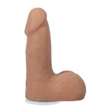 The Realistic Cock - With Removable Vac-U-Lock Suction Cup - ULTRASKYN - 5" (with Balls) - Caramel