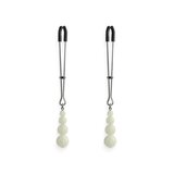 Bound Glow in the Dark Nipple Clamps - G2 - Gunmetal