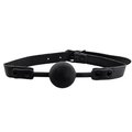 Black 45mm Silicone Ball Gag