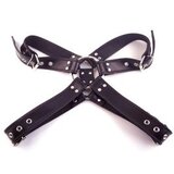 Leather Deviant Harness - Black