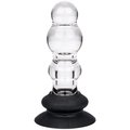 Ripple Rim Acrylic Butt Plug - 5 Inch