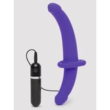 Lovehoney Double Duty Vibrating Double-Ended Strap-On Dildo - Purple