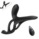 Maxwell 9 Vibration Couple Vibrator Penis Ring for Perineum C-spot G-spot Stimulation
