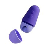 ROMP Free X Rechargeable Silicone Travel Clitoral Suction Stimulator - Purple