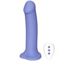 Love Buzz Remote Control Purple Vibrating Dildo - MEDIUM