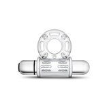 Stay Hard - 10 Function Vibrating Bull Ring - Clear