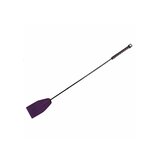 Leather Riding Crop - Purple