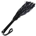 Wraith Tail Black Flogger Whip - 21 Inch