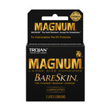 Trojan Magnum Bareskin Condoms - 3 Pack