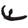 Tri-Action Vibrating Strapless Strap-On - 7 Inch