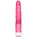 Pink Passion Vibrating Super Dildo - 8.5 Inch