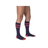 Mister B URBAN Football Socks Navy Red 38-41