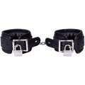 Raven Bridge Black Leather Lockable & Adjustable Handcuffs