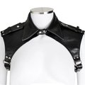 Warden Of The Wilds Faux Leather Chest & Shoulder Harness